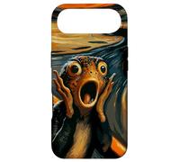Expressionist Scream Fun Surreal Reptile Artwork Salamander Case for iPhone Air