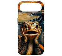 Expressionist Scream Parody Funny Amphibian Art Surreal Newt Case for iPhone Air