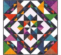 Expressions Batiks Polka Pop Elementals Starla Quilt Kit Riley Blake Designs KTBT-1017
