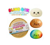 Expressive Big Dumpling Squishy - Blind Box, Mysecret Bun Fidget Toy, Soft TPR Material, Stress Relief, Unboxing Surprise, Random Style per Pack