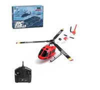 ExPrismarx RC Helicopter, 2.4G 4CH AS350 Scale Flybarless RC Helicopter with Brushless Motor, Altitude Hold, Optical Flow Positioning and One-Key Takeoff/Landing, Gift for Adults Beginners (RTF)
