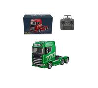 ExPrismarx RC truck, 1/18 Scale 6x4 770S 2.4G Heavy Duty Tractor Truck with Rear Wheel Drive & Semi-Trailer Compatible, Creative Vehicle Gifts for Adults & Teens (Green)