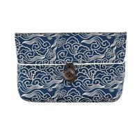 ExPrismarx Storage Bag for RG Cube and RG CubeXX Retro Handheld Game Consoles, Lightweight Portable Handcrafted Protection Travel Bag with Cloud Pattern (Blue)
