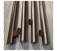 exproyzk Aluminum LED Handrail Wall Mounted Staircase handrail Indoor Outdoor Stair Hand Railing(Brown-Right,39.3"/1m)