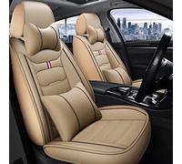 EXPY Car Seat Covers for Audi A6 C6 sedan 2004 2005 2006 2007 2008 2009 2010 2011,All-round Protection 5 Seats Waterproof Leather Durable Auto Seat Cushions,A/LuxurySet-A/Beige