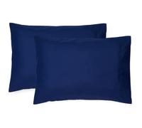 EXQ Home Toddler Pillowcases 14x20 Travel Pillow Case Set of 2, Small Pillow Case Fits Baby Pillow Sized 12x16, 13x18, Kids Pillowcases 2 Pack Machine Washable with Envelope Closure(Navy)