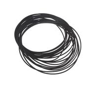 EXQIOUR 20PCS Square Cassette Tape Machine Belt Assorted Belts Mixed 1mm For Recorder DVDs Drive Turntable Square Rubber Belt