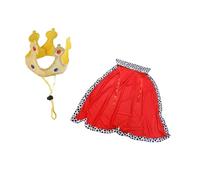 EXQIOUR 3 Golden Embroidered Dog Capes Removable Crowns Comfortable Elastic Design for Celebrations Photo Shoots Dog Photography Costume