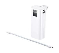 EXQIOUR ABS Battery Chargers Case with Color Display and PD22.5W Fast Charging Real Time Mobile Power Boxes Battery Chargers Case