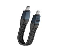 EXQIOUR Advanced Thunderbolt5 USB 4 Data Transfer Cable TPEs Durability 40Gbps Speed Multiple Platform Connectivities