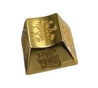 EXQIOUR Ancient Chinese Styles Brasses ESC Keycap with Lucky Fortunes Design for Mechanical Keyboards Mechanical Keyboards Keycap