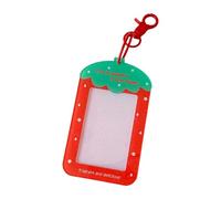 EXQIOUR Compacts 3 Inch Photo Holder Case with Antiscratch Acrylic Design for Campus Cards Membership Cards, Easy to Carry Card Case Card Cover