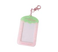 EXQIOUR Compacts 3 Inch Photo Holder Case with Antiscratch Acrylic Design for Campus Cards Membership Cards, Easy to Carry Card Case Card Cover