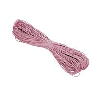 EXQIOUR Cotton Waxed Thread Braiding Cord String 65.61yardX1mm Weaving Thread for Bracelets Necklaces Jewelry Crafting Project Craft Cord