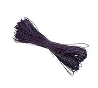 EXQIOUR Cotton Waxed Thread Braiding Cord String 65.61yardX1mm Weaving Thread for Bracelets Necklaces Jewelry Crafting Project Craft Cord