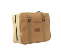 EXQIOUR Double Layer Camping Tanks Storage Bag Picnics Cassettes Stove Baking Tray Tanks Cookware Oxford Cloth Stove Canister Pot Carry Bags