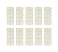EXQIOUR Double-Sided Stickers Round Adhesive Dots for Wax Seal 10Sheets (100pcs) Improve Project Craft Waxing Double-sided Wax Seal Stickers