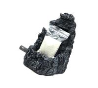 EXQIOUR Easyly to Assemble Resins Sand Waterfall Decoration for Aquariums Enhancing Natural Water Flows for Fish Wellbeing Natural Ecosystem Simulation