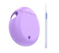 EXQIOUR Flexible Silicone Cover Enclosure for Paradise Interactive Virtual Pet Game Machine Sleeve Shell with Detachable Lanyard Paradise Interactive Digital Pet Toy with Detachable Lanyard