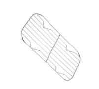 EXQIOUR Food Grade Stainless Steel Grilling Grate Efficient Oil Drain Systems Metal Texture Prevents Burning for Camping Use Portable Cookware