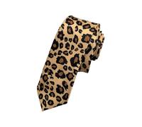 EXQIOUR Men's Women Formal Necktie In Trendy Animal Design Polyester Long Tie For Business Event And Fashion Parties Neckwear Novelty Tie