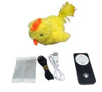 EXQIOUR Realistic Bird Simulation Cats Toy Electric Interactively Motion Activated Plush USB Rechargeable Quiet Operations Interactively Cats Toy