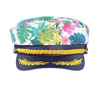 EXQIOUR Roleplay Captain Hat For Adult Cosplay Yacht Party Uniform Marine For Theme Stage Props Dress Up Headwear Hat