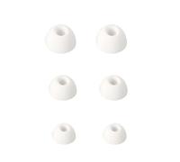 EXQIOUR Sanitary Launderable Elastomer Ear Advice for Strengthened Sound Execution Stability Moistureproof Replacement Ear Tips
