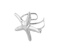 EXQIOUR Trendy Crafted from Sturdy Alloy Adjustable Opening Design Perfect for Vacation or Daily Accessories Fashionable Marine Theme Casual Bangle