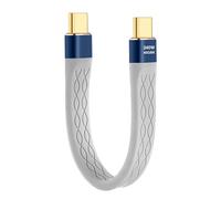 EXQIOUR TypeC 40Gbps Highly Speed Data Cable 240W Power Transfer 8K Display 13cm Length Fast Transfer Cable