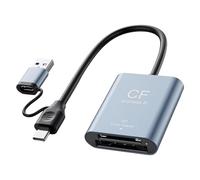 EXQIOUR Universals Double Slot USB 3.2 Memory Card Reader for CFe Type B and SD3.0