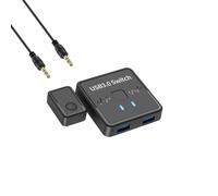 EXQIOUR USB Printer Sharer 2 in 1 Out / 1 in 2 Out Printer Sharing Device for Keyboard Drive Switcher USB Splitter Printer Scanner Sharing Solution