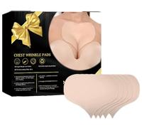 EXQST Smoothing Patch,Chest Smoothing Treatment Patch,Reduce Breast Wrinkle,Natural Chest Anti Wrinkle Collagen Lift Pad,Chest Silicone Anti Wrinkle Pads,chest Smoothing Patch