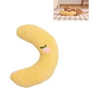 EXQST U Shaped Pet Calming Pillow for Dogs Cat Dog Anxiety Pillow Pet Memory Foam Pillow Support Pillow Soft Fluffy Cute U Shaped Calming Pet Neck Pillow
