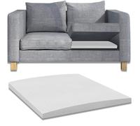 Exquilnova 50x50cm Sofa Support Boards,Support Cushion,High Density Foam for Sofa Suitable for Various Types of Sofas,Foam Cushion Pads Restore Comfort to Sofas,Chairs,Beds (1, White)