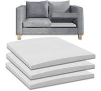 Exquilnova 50x50cm Sofa Support Boards,Support Cushion,High Density Foam for Sofa Suitable for Various Types of Sofas,Foam Cushion Pads Restore Comfort to Sofas,Chairs,Beds (3, White)