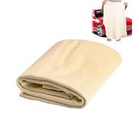 EXQUIMA Chamois Leathers for Cars, Soft Natural Shammy Cloth 40x70cm, Ultra Absorbent and Scratch-Free, Perfect for Car Detailing, Windows, Glass, Interior Cleaning and Polishing