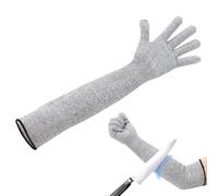 EXQUIMA Guard Gloves Gardening, Level 5 Cut Resistant Gloves With Long Arm Sleeves, Long Gardening Glove For Work Kitchen Heavy Duty, Safety Gloves, Protective Gloves