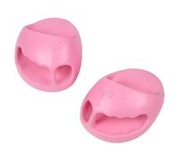 EXQUIMEUBLE 1 Pair Pink Leg Correction Shoes Soft Eva Material for Muscle Stimulation, Creative Shaping Body Rocking Indoor Foot Massage Slippers for Yoga and Posture Correction