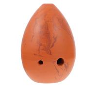 EXQUIMEUBLE 1 Set Vintage Pear Shaped Xun Introductory Musical Instrument for Beginners for Childrens Learning and Performance Made of Safe Pottery Material Portable and Multi Functional