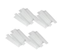 EXQUIMEUBLE 100pcs Pe Plastic Mesh Makeup Brush Covers Breathable Protector Sleeves for Clean Makeup Application for Travel and Daily