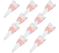 EXQUIMEUBLE 10pcs Graduation Season Tooth Inflatable Balloons with Classic White Pvc Material, Lightweight Handheld Tooth Balloon for Birthday and New Year Scene Decoration