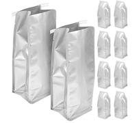 EXQUIMEUBLE 10pcs Large Kitchen Grease Bags Foil Oil Storage Container Bags Portable Fat Disposal Seal Odor-resistant for Cooking Oil Management