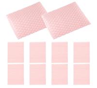 EXQUIMEUBLE 10pcs Pink Heart Bubble Mailers Lightweight Pe Plastic Padded Envelopes Bubble Cushioning for Shipping and Protecting Items, for Small Business Packing