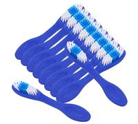 EXQUIMEUBLE 10Pcs Portable Toothbrushes for Inmates Handle Soft Brush Self Harm Design for Prisons Easy to Clean Toothbrushes Cost Oral Care