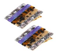 EXQUIMEUBLE 10Pcs Tortoise Shell Hair Barrettes Duckbill Clips for Women and Strong Hold for Thick Thin Hair Stylish Multi-color Accessories for Everyday Use