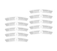 EXQUIMEUBLE 10Pcs Ultra-bright Bike Wheel Reflectors for Spokes Replaceable Bicycle Safety Warning Night Riding Reflective Accessories Easy Installation White