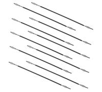 EXQUIMEUBLE 10pcs Violin Tail String Replacement Metal Tailpiece Violin Parts Accessories