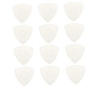 EXQUIMEUBLE 12pcs Anti-slip Liuqin Picks Nylon Electric Guitar Accessories for Bass and Yueqin Comfortable Grip Lightweight for Easy Play for Musicians
