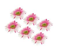 EXQUIMEUBLE 12pcs Artificial Flower Hair Clips with Petals Non Fading Barrettes for Party and Beach Vacation Headdress Comfortable and Easy to Wear Hair Accessories